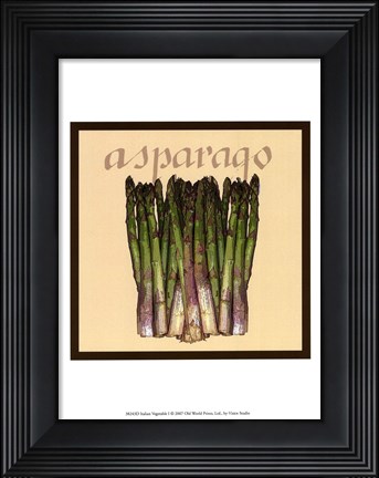 Framed Italian Vegetable I Print