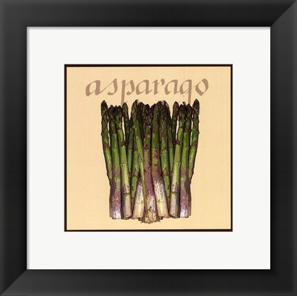 Framed Italian Vegetable I Print