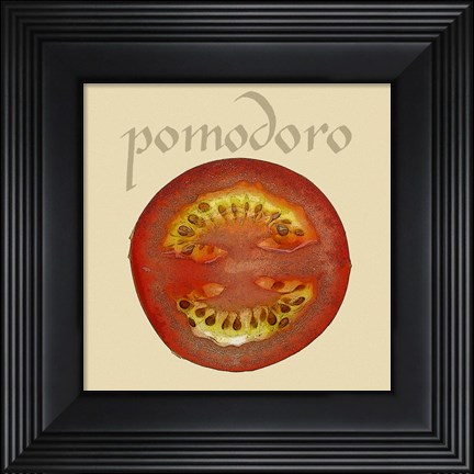 Framed Italian Vegetable II Print