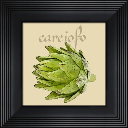 Framed Italian Vegetable VIII Print