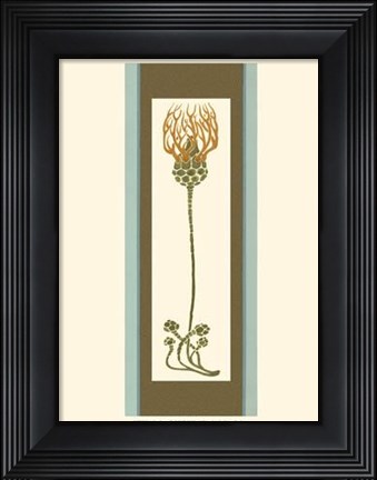Framed Bristling Stems IV Print