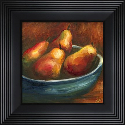 Framed Rustic Fruit I Print