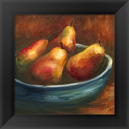Framed Rustic Fruit I Print