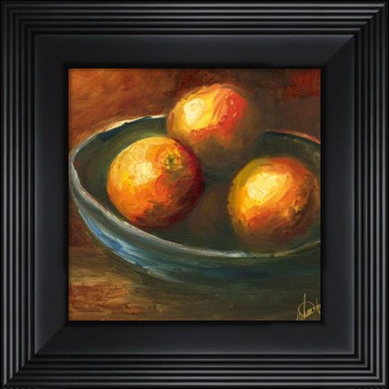Framed Rustic Fruit IV Print