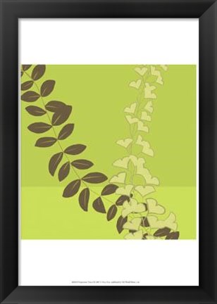 Framed Serpentine Vines I Print