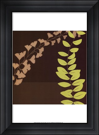 Framed Serpentine Vines III Print