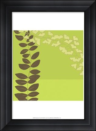 Framed Serpentine Vines IV Print