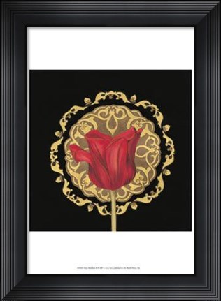 Framed Tulip Medallion II Print