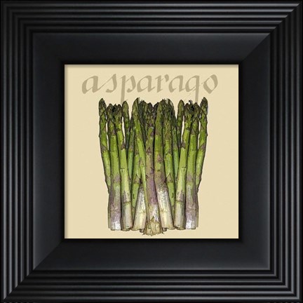 Framed Italian Vegetables I Print