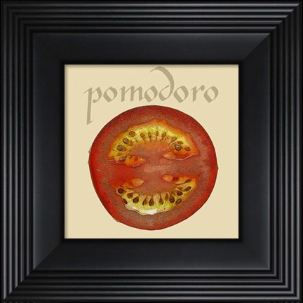 Framed Italian Vegetables II Print