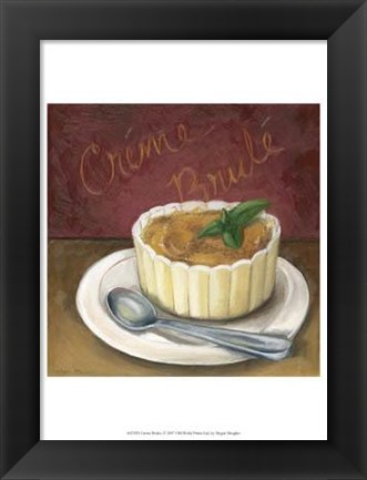 Framed Creme Brulee Print