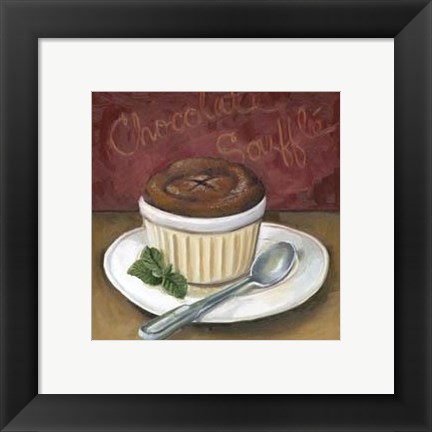 Framed Chocolate Souffle Print