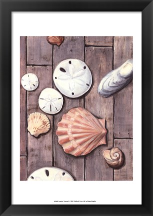 Framed Seashore Treasure II Print