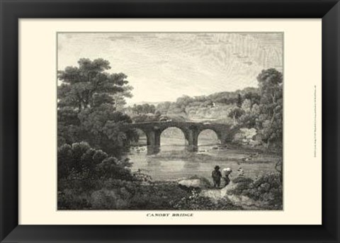 Framed Canoby Bridge Print