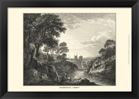 Framed Jedburgh Abbey Print