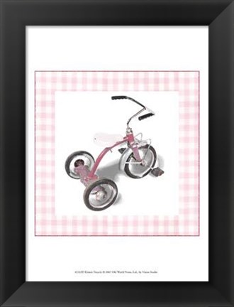 Framed Krista&#39;s Tricycle Print