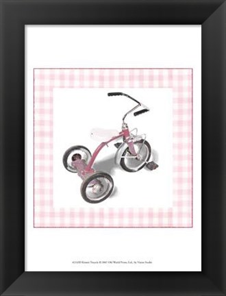 Framed Krista&#39;s Tricycle Print