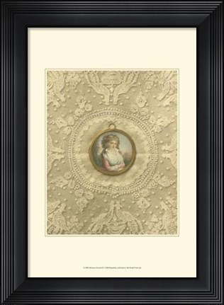 Framed Miniature Portrait II Print