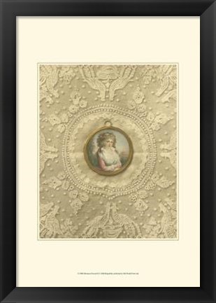 Framed Miniature Portrait II Print