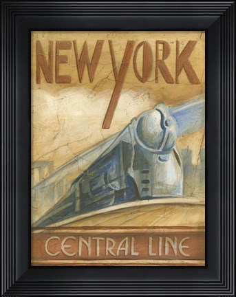 Framed New York Central Line Print