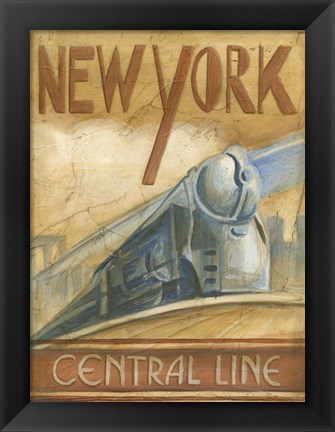 Framed New York Central Line Print