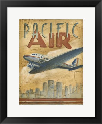 Framed Pacific Air Print