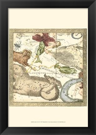Framed Zodiac Chart III Print