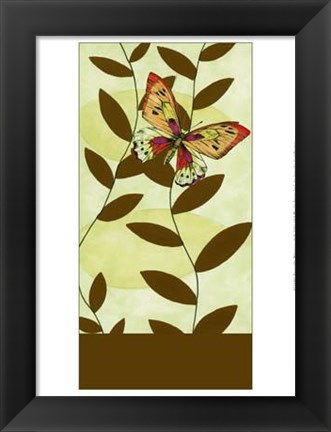 Framed Butterfly Whimsey II Print