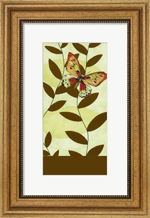 Framed Butterfly Whimsey II Print