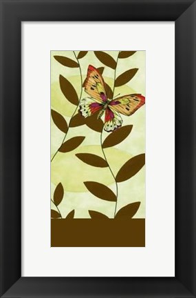 Framed Butterfly Whimsey II Print