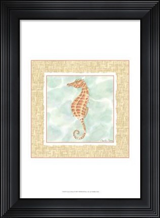 Framed Ocean Seahorse Print