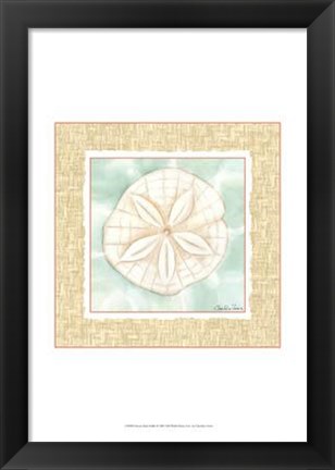 Framed Ocean Sanddollar Print