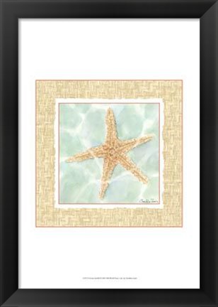 Framed Ocean Starfish Print