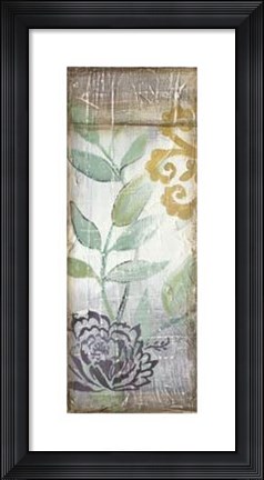 Framed Fresco Panel II Print