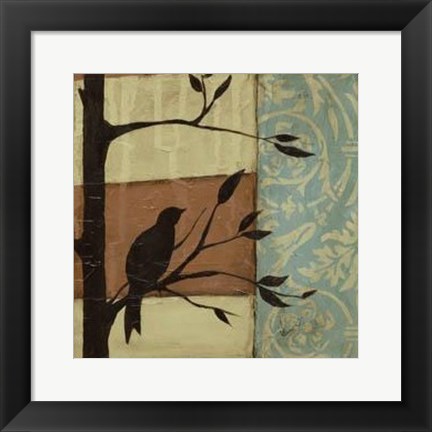 Framed Arts Crafts Silhouette III Print