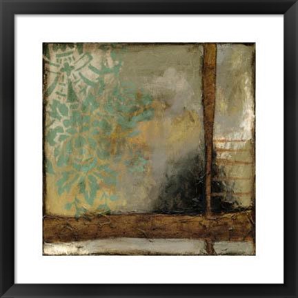 Framed Patina Abstract I Print