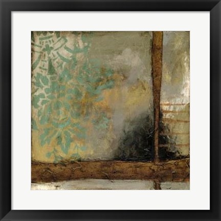 Framed Patina Abstract I Print