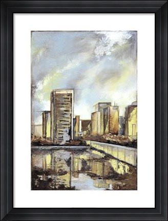 Framed Urban Terrain II Print