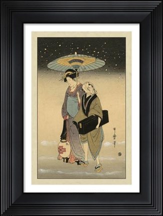 Framed Women Of Japan I Print