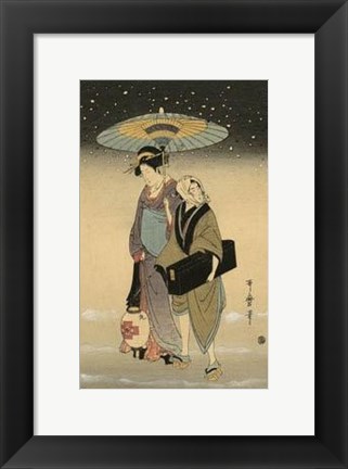 Framed Women Of Japan I Print