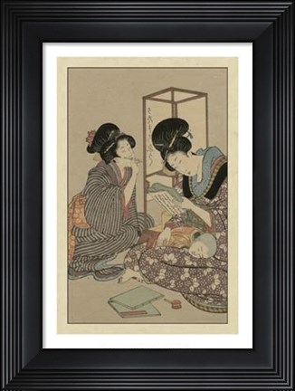 Framed Women Of Japan II Print