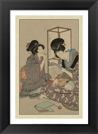 Framed Women Of Japan II Print