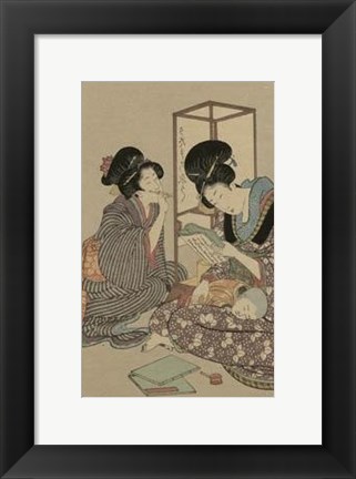 Framed Women Of Japan II Print