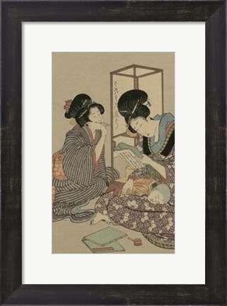 Framed Women Of Japan II Print