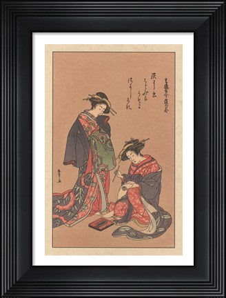 Framed Women Of Japan III Print