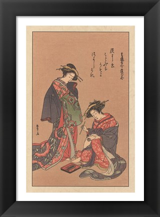 Framed Women Of Japan III Print