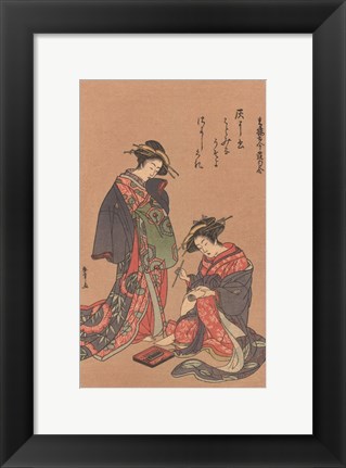 Framed Women Of Japan III Print