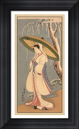 Framed Women Of Japan IV Print