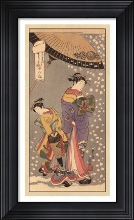 Framed Women Of Japan VI Print