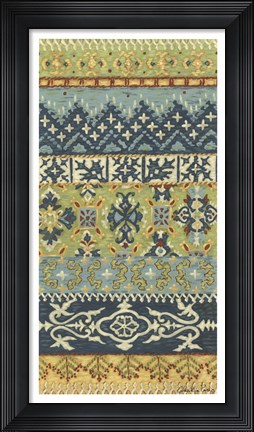 Framed Eastern Embroidery II Print